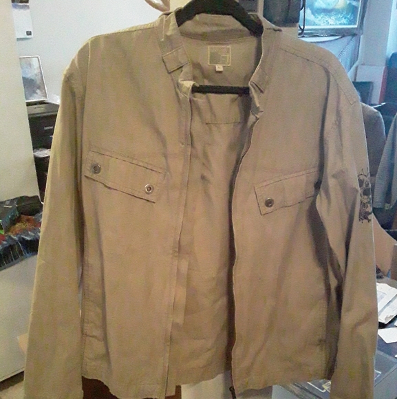 Quicksilver Men's Light Khaki type jacket - Picture 2 of 16